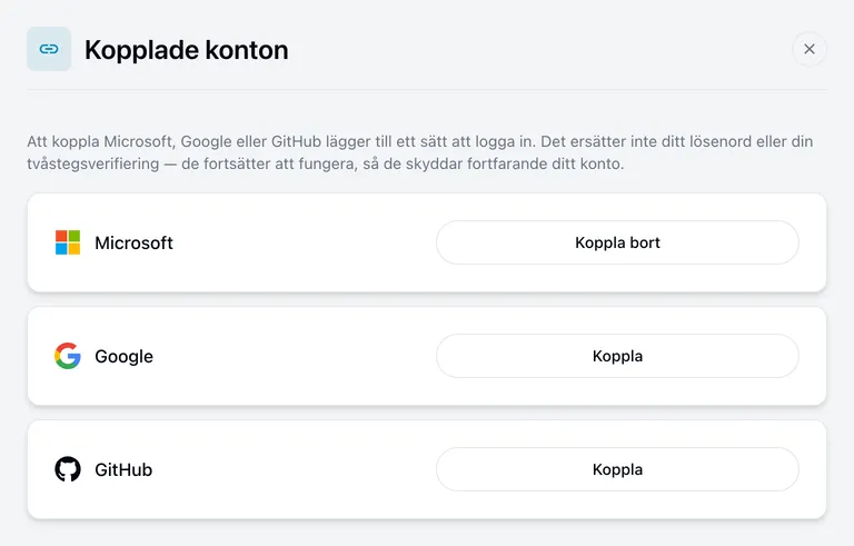 Kopplade konton